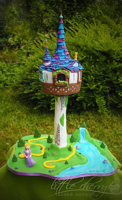 Disneys Tangled Rapunzel Tower Cake - Cake by Little Cherry