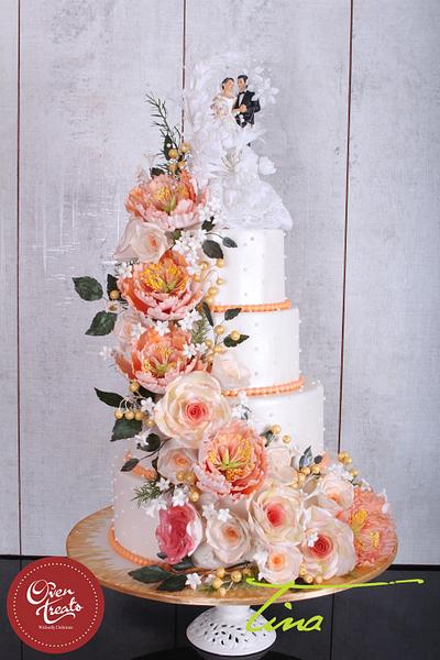 Peachy Love ! - Cake by Tina Jadav