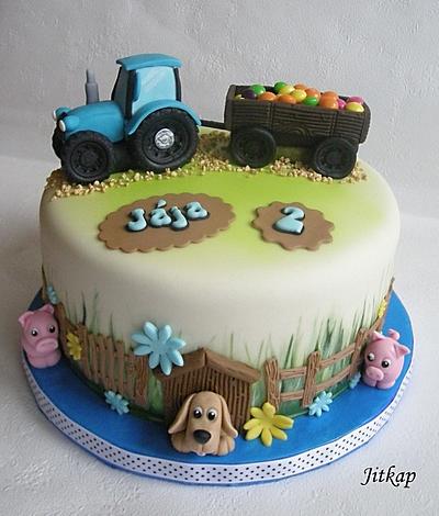 Traktor - Cake by Jitkap