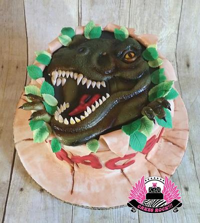 RAWRRRR!!!  T-Rex Cake! - Cake by Cakes ROCK!!!  