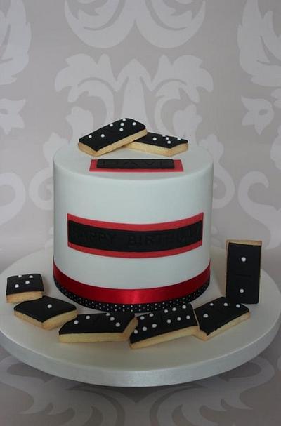 For A Domino Lover - Decorated Cake by Julia - CakesDecor
