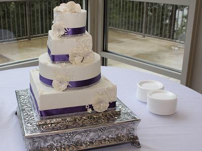 Purple and white fantasy  - Cake by Chelle39