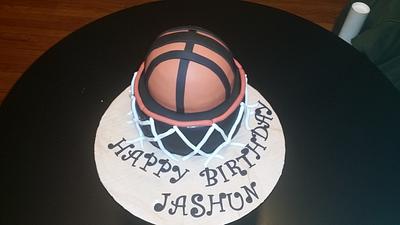 Basketball Hoop - Cake by Tee Tee's Sweets