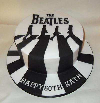 Beatles Abbey Road cake - Cake by essexflourpower
