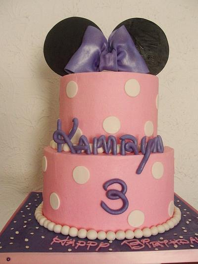 Minnie Mouse - Cake by Justbakedcakes