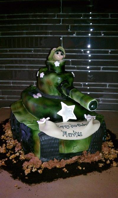 army tank birthday cake - Cake by Paula 