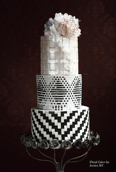 HAND WOVEN WEDDING CAKE - Cake by Jessica MV