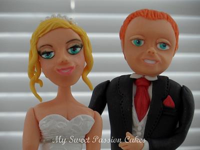 Wedding Toppers  - Cake by Beata Khoo