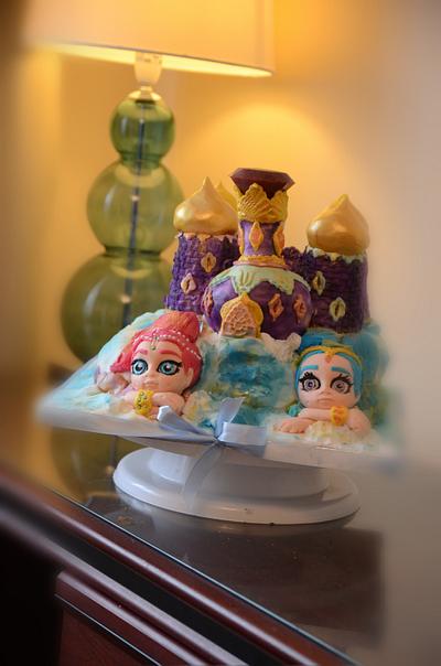Shimmer and Shine - Cake by Mar  Roz