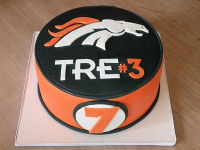 "stallions" football team themed birthday cake - Cake by Dani Johnson