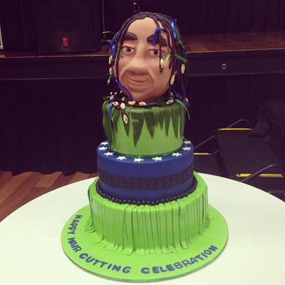 Hair cutting celebration cake  - Cake by Rainie's Cakes