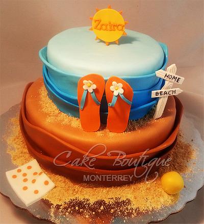 Beach Cake - Cake by Cake Boutique Monterrey
