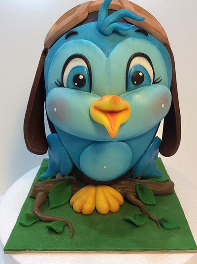 little blue bird for Easter - Cake by Carla Poggianti Il Bianconiglio