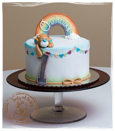 First birthday cake - Cake by cakebysaska
