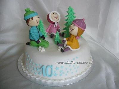 Winter fun cake - Cake by Zdenka Michnova