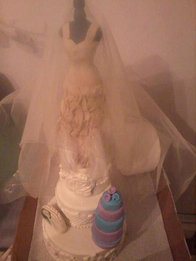 Bridal shower cake - Cake by Mish StaCruz