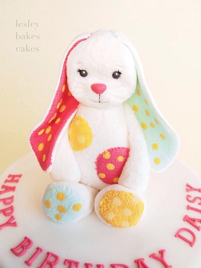 Snuggly Bunny birthday - Cake by lesleybakescakes