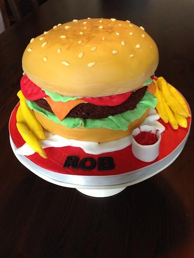 Would you like fries with that? - Cake by CandyCakes