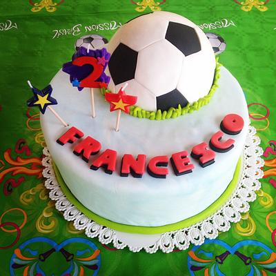 Soccer Cake - Cake by Natalia Picci