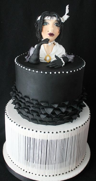 Flapper Girl - Cake by Deborah