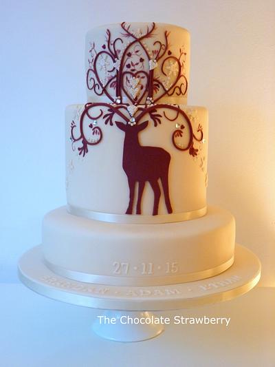 Christmas Wedding - Cake by Sarah Jones
