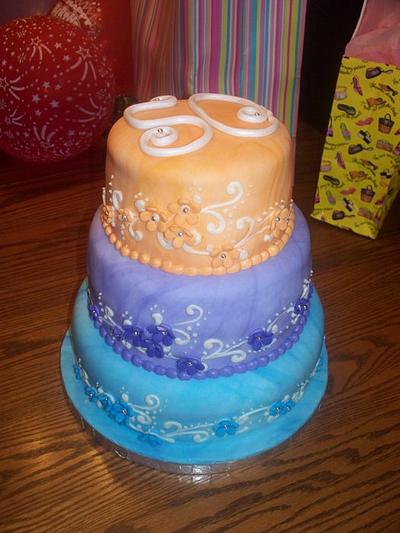 Michelle's 50th - Cake by mallorymaid