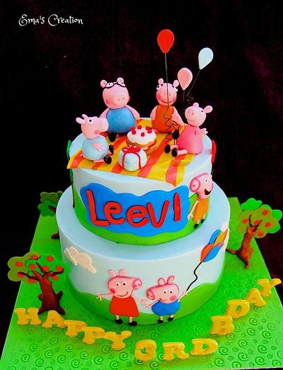 Peppa Pig Cake  - Cake by Ema