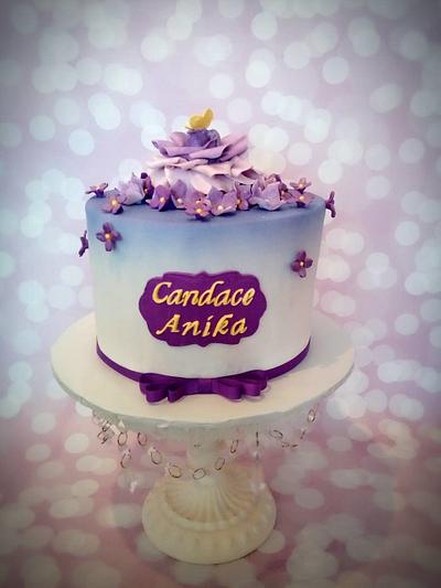 Purple Cake - Cake by Bespoke Cakes