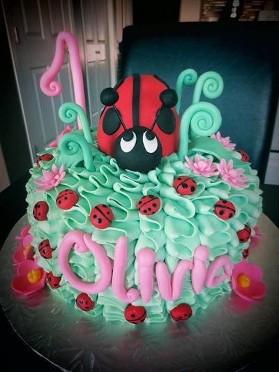 Ladybug Cake - Cake by The Cakery 