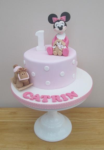 Minnie Mouse Nursery Theme - Cake by The Buttercream Pantry