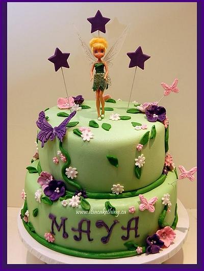 Tinkerbell Birthday  - Cake by It's a Cake Thing 