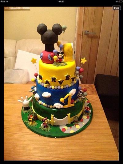 Micky mouse clubhouse inspired cake - Cake by Nina