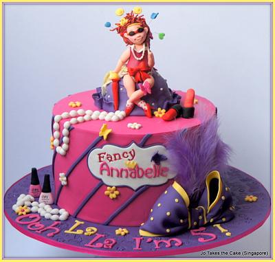 Fancy Nancy - Cake by Jo Finlayson (Jo Takes the Cake)