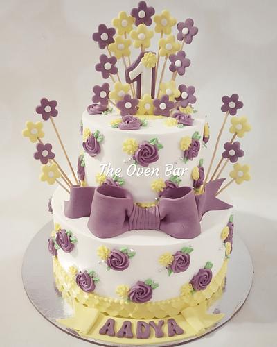 Floral love - Cake by Simran