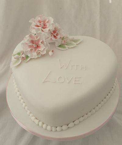 With Love - Cake by Cakes By Heather Jane