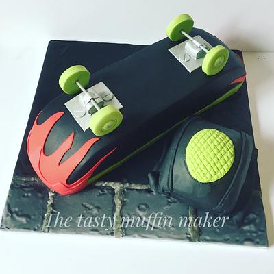 Skate board cake  - Cake by Andrea 