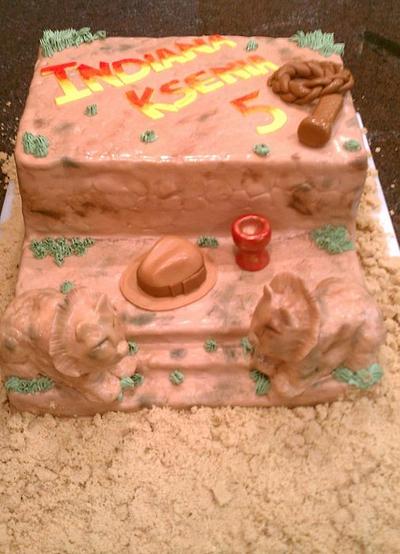 Indiana Jones Birthday Cake - Cake by pastrychefjodi