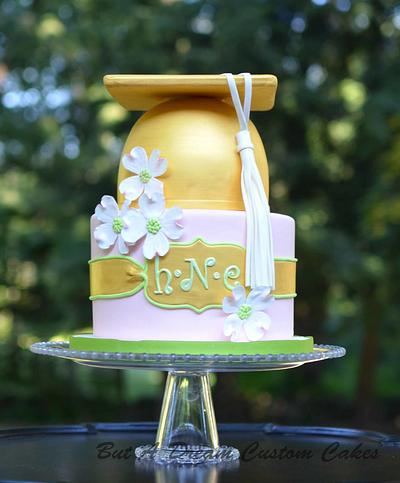 Dogwood Graduation Cake - Cake by Elisabeth Palatiello