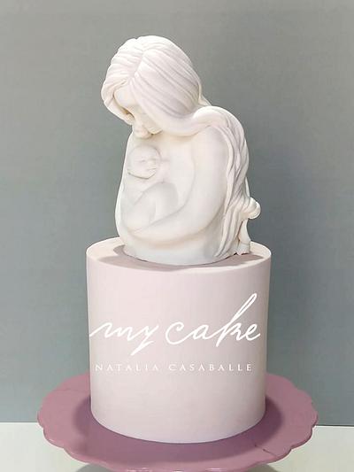 Madre y su niño - Cake by Natalia Casaballe