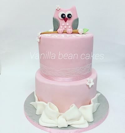 Owl cake - Cake by Vanilla bean cakes Cyprus