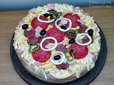 Pizza Cake - Cake by Mother and Me Creative Cakes