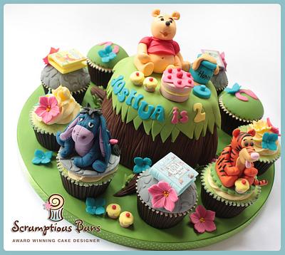 Big Cake Little Cakes : Winnie The Pooh - Cake by Scrumptious Buns