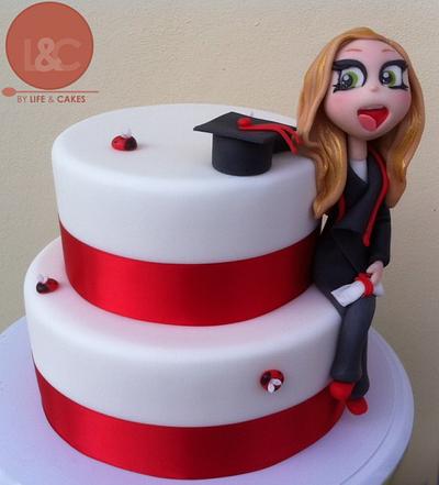 Graduation cake  - Cake by Laura