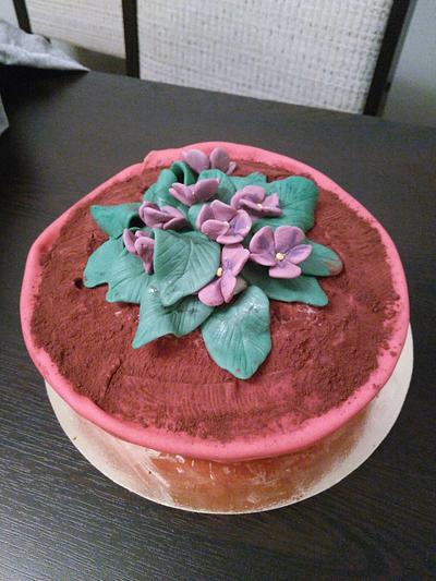 Violet Cake - Cake by Cafemiumiu