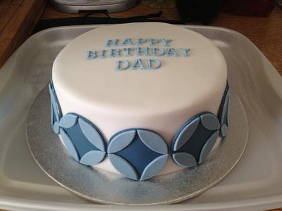 Dad circle birthday cake - Cake by The One Who Bakes