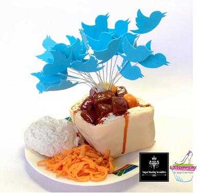 Four & Twenty Twitter Birds SSS Collaboration  - Cake by EzTopperz by Jessica