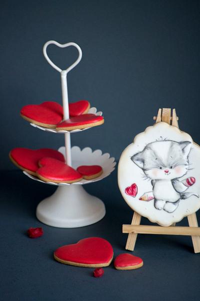 Valentine cookies - Cake by Vanilla & Me