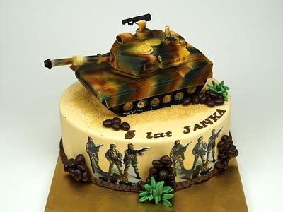 Abrams Tank Birthday Cake - Cake by Beatrice Maria