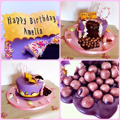 Willy Wonka inspired cake - Cake by teatimetreatery