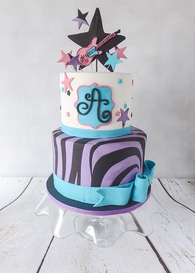 Rockstar - Cake by Anchored in Cake